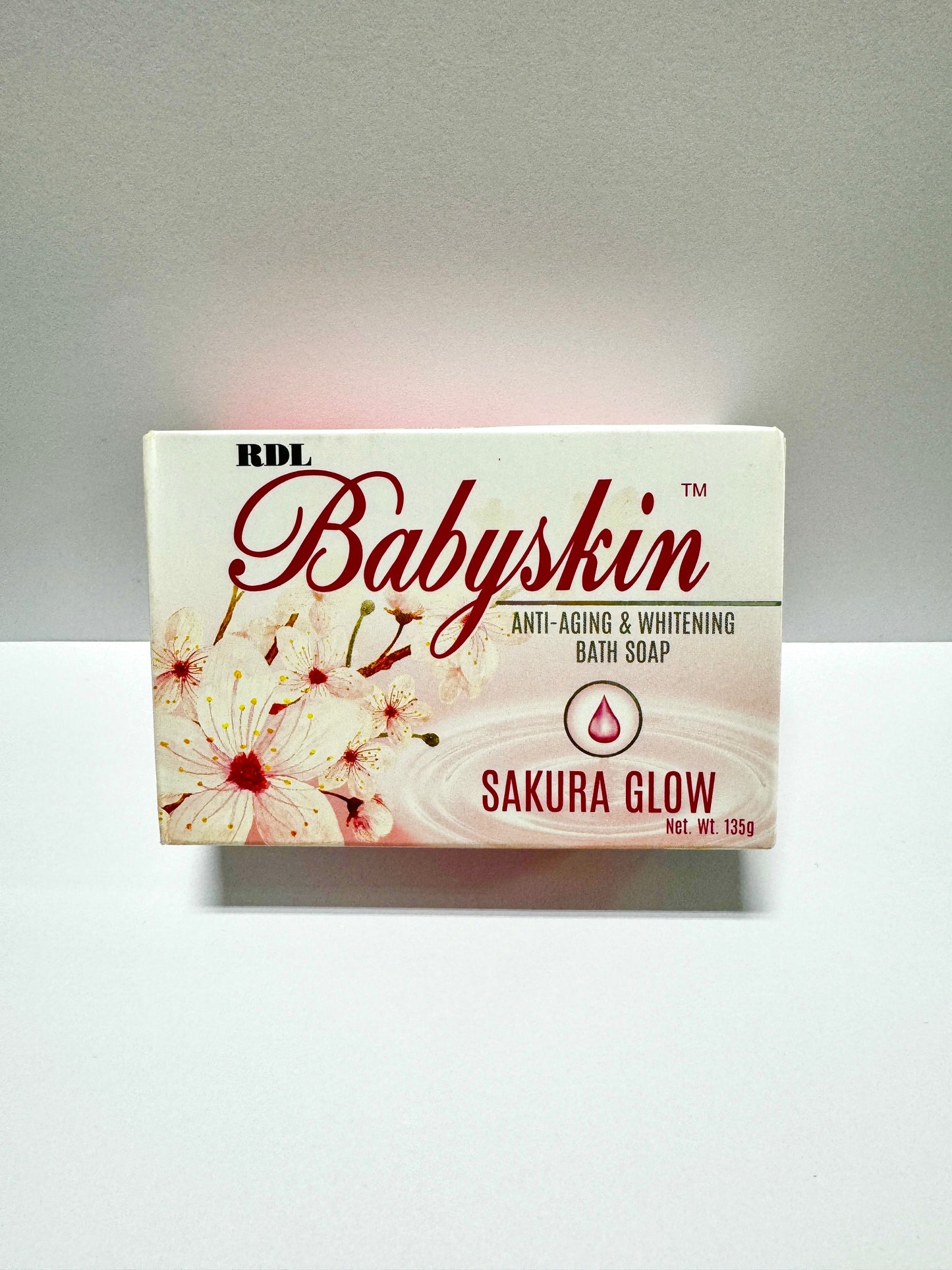 RDL Babyskin Anti-Aging & Lightening Bath Soap - Sakura Glow 135g