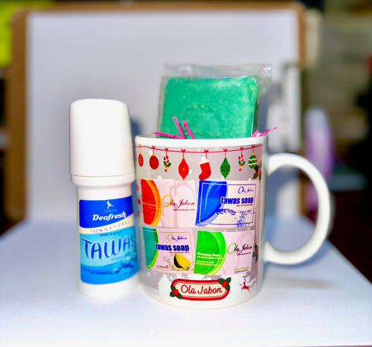 7Dwarfs Tawas Roll-On Deodorant 60ml. + Ola Jabon Mystery Soap + FREE MUG