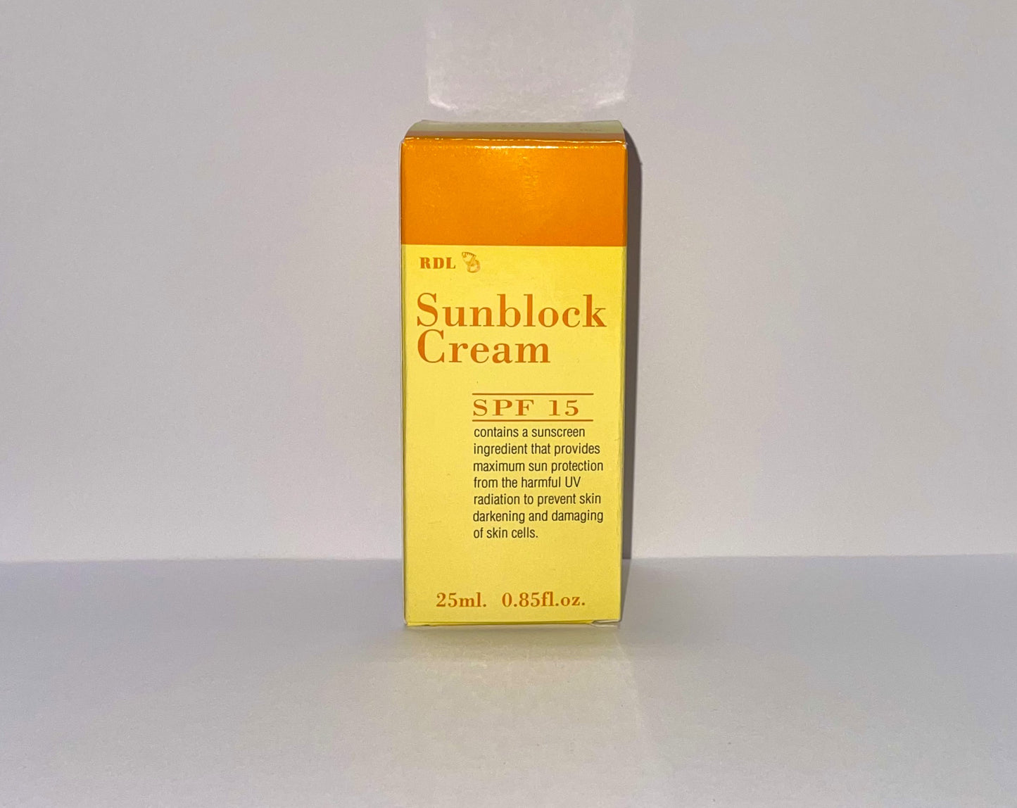 RDL Sunblock Cream spf15 25ml.