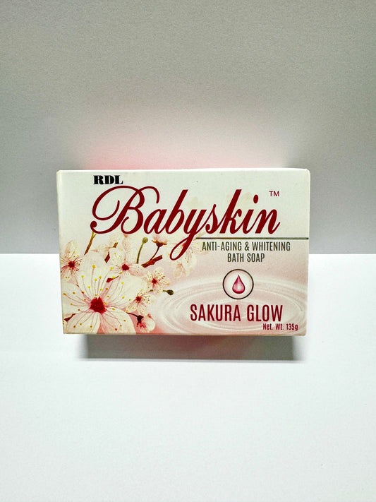 RDL Babyskin Anti-Aging & Lightening Bath Soap - Sakura Glow 135g